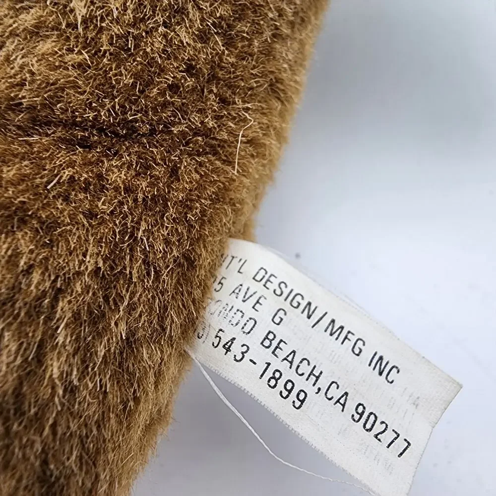Vintage Brown Knickerbocker Teddy Bear Plush Toy 10